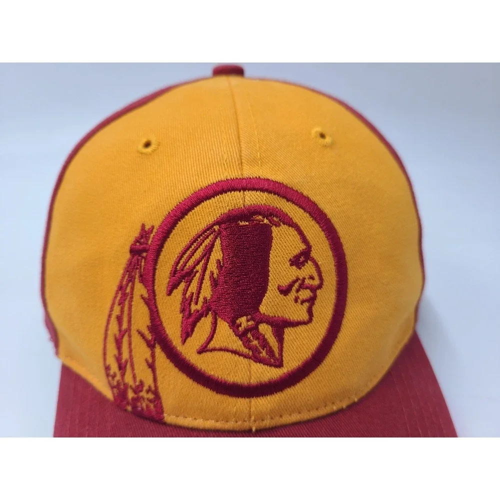Kids Washington Redskins NFL Team Apparel Adjustable Hat Cap Boy Girl Yellow Red